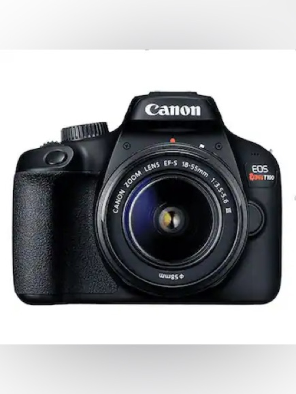 Canon Black DSLR Camera with 18-55mm Lens